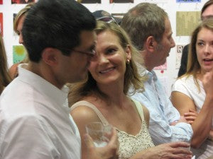 Event sponsor Christopher Carette and BOA Board Chair Bernadette Catalana